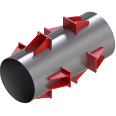 Опора неподвижная лобовая четырехупорная усиленная Т7.13 720х8х280х980х380 мм Серия 4.903-10 Выпуск 4