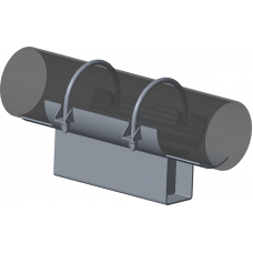 Опора неподвижная хомутовая с корпусом для тепловых сетей ТС-670.00.00 377х280х340х100 мм Серия 5.903-13 выпуск 7-95 32,8 кг