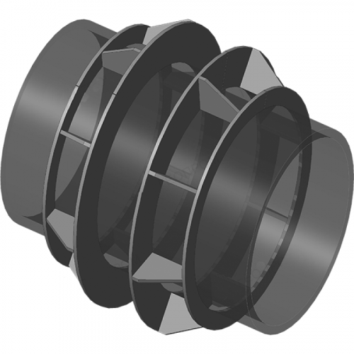 Опора неподвижная щитовая усиленная для тепловых сетей ТС-667.00.00 1420х306 мм Серия 5.903-13 выпуск 7-95 282 кг