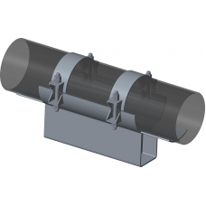 Опора неподвижная бугельная с корпусом для тепловых сетей ТС-671.00.00 920х500х680х100 мм Серия 5.903-13 выпуск 7-95 199,5 кг