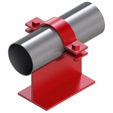 Опора неподвижная хомутовая тавровая для тепловых сетей исп. АС00 ВСт3 38х50х100х70 мм ОСТ 36-146-88 1 кг