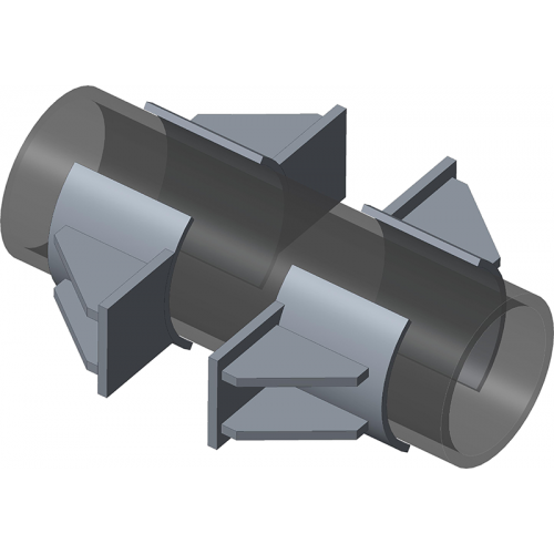 Опора неподвижная двухупорная усиленная для тепловых сетей ТС-662.00.00 273х120х137х492 мм Серия 5.903-13 выпуск 7-95 15,2 кг