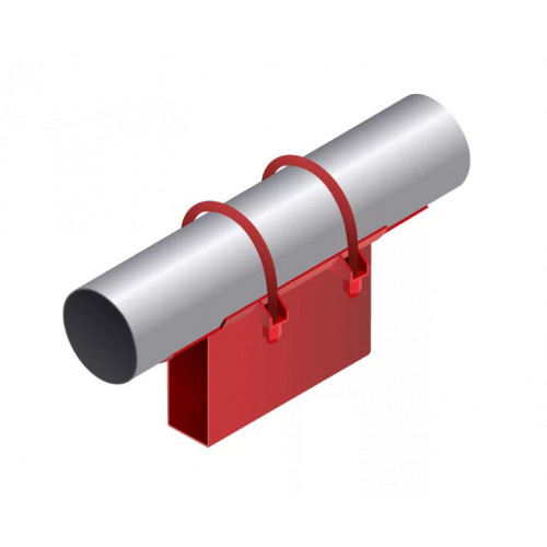 Опора неподвижная приварная корпусная для тепловых сетей исп. А21 / АС21 09Г2С 159х80х170х150 мм ОСТ 36-146-88 2 кг