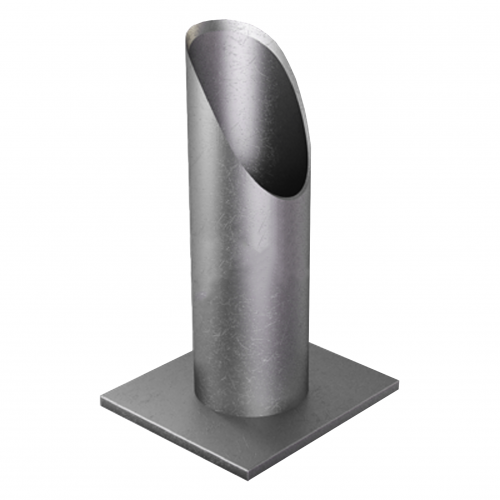 Опора неподвижная трубчатая с круто изогнутыми отводами для тепловых сетей исп. А1 09Г2С 133х100 мм ОСТ 36-146-88 4,2 кг