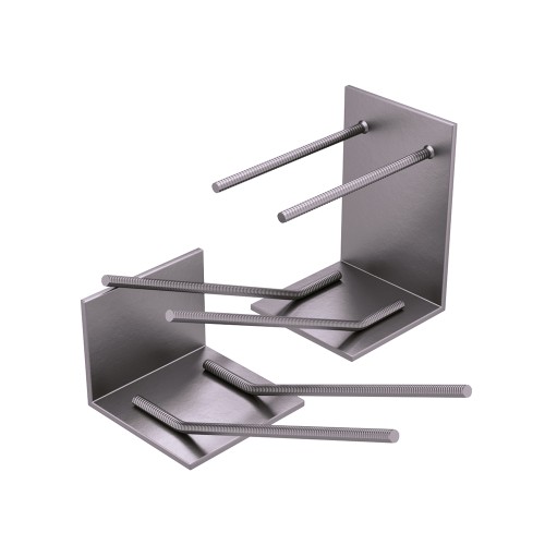 Закладная деталь для железобетонных конструкций оцинкованная петля МН827 1.400-15.В1.В10-26 219х4,5х290 мм Серия 1.400-15 Выпуск 1